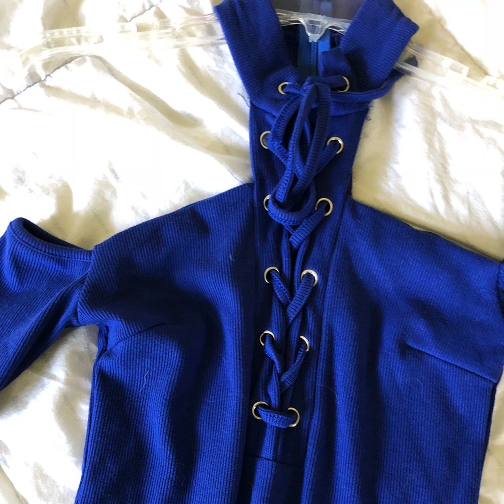 SOLD Royal Blue Bodysuit - Picture 3 of 6